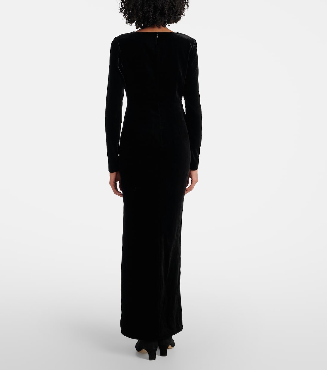 Maxikleid aus Samt | Alessandra Rich