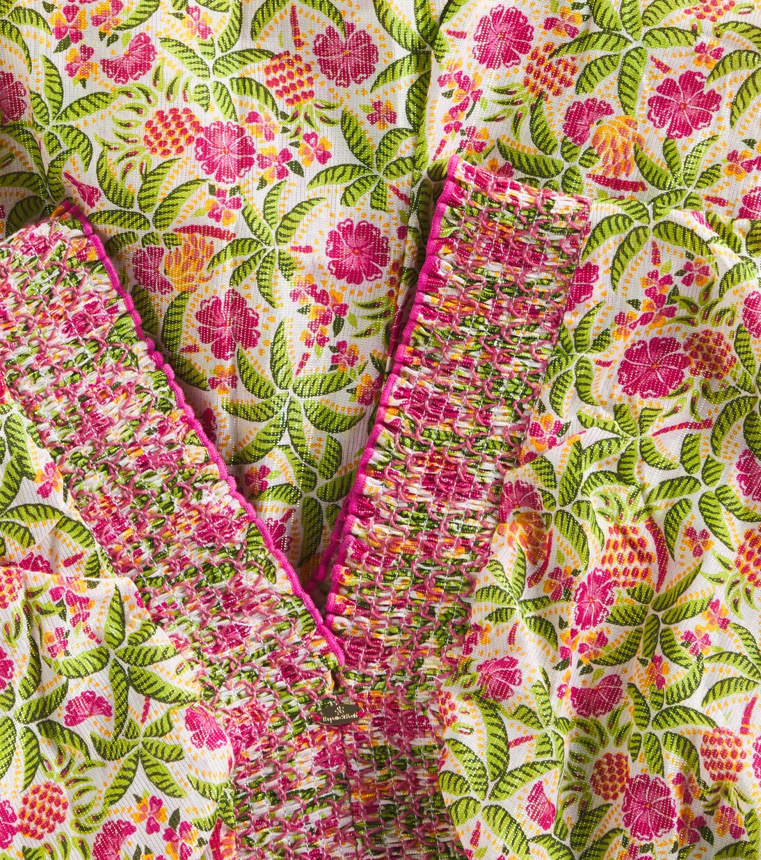 Chantal printed cotton-blend romper | Poupette St Barth Kids