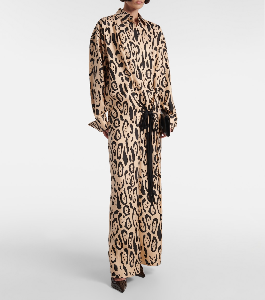 Abito lungo Astoria in twill di seta | Sportmax