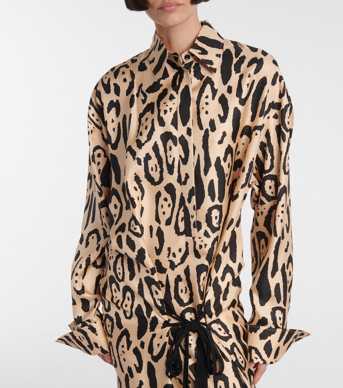 Abito lungo Astoria in twill di seta | Sportmax