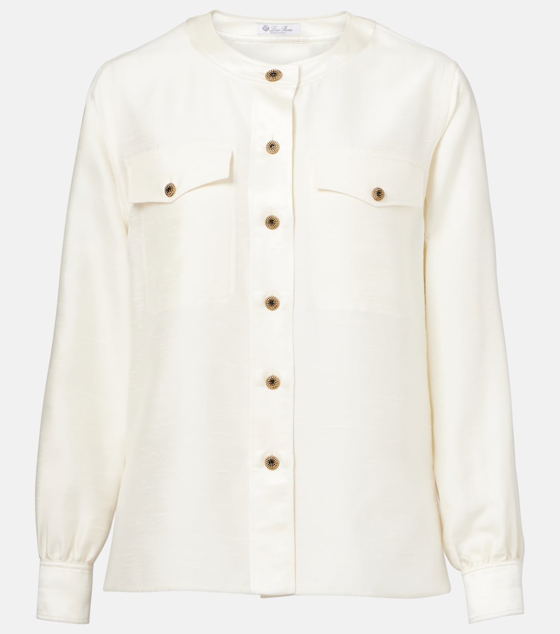 Blusa Quincy in shantung di seta | Loro Piana