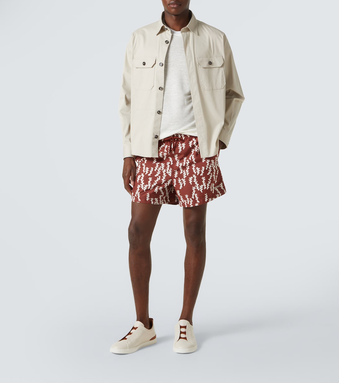 T-Shirt aus Leinen | Zegna