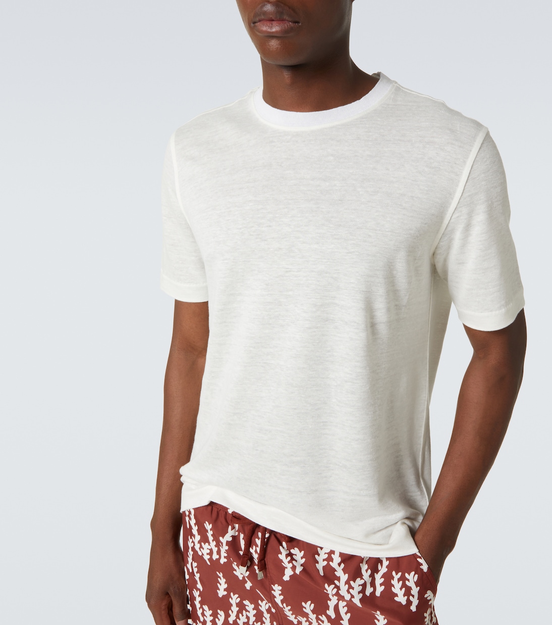 T-Shirt aus Leinen | Zegna