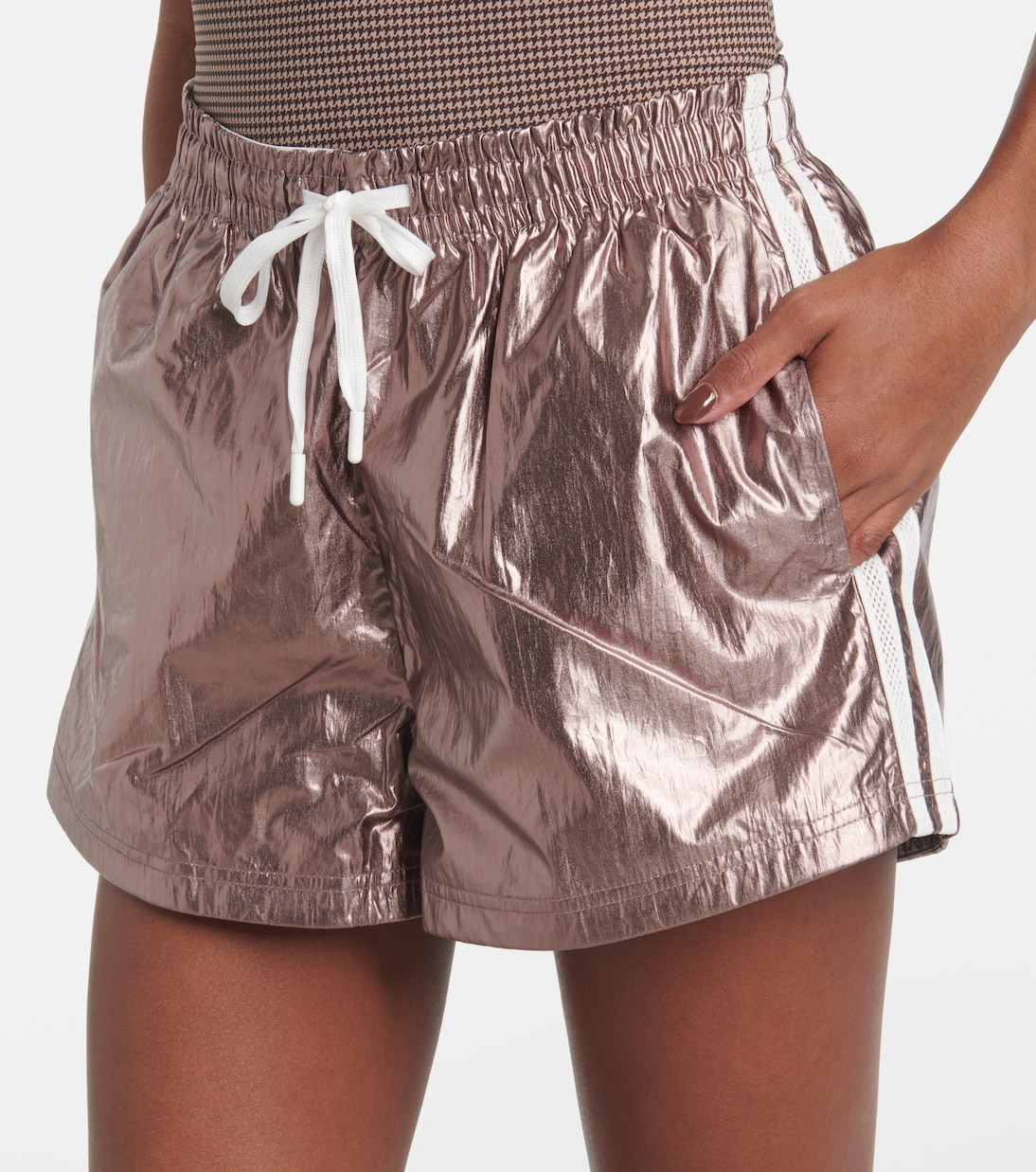 Billie metallic running shorts | The Upside