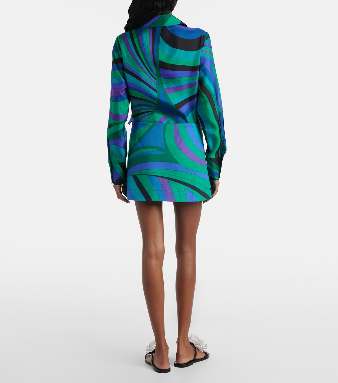 Falda envolvente Iride en mezcla de algodón | Pucci