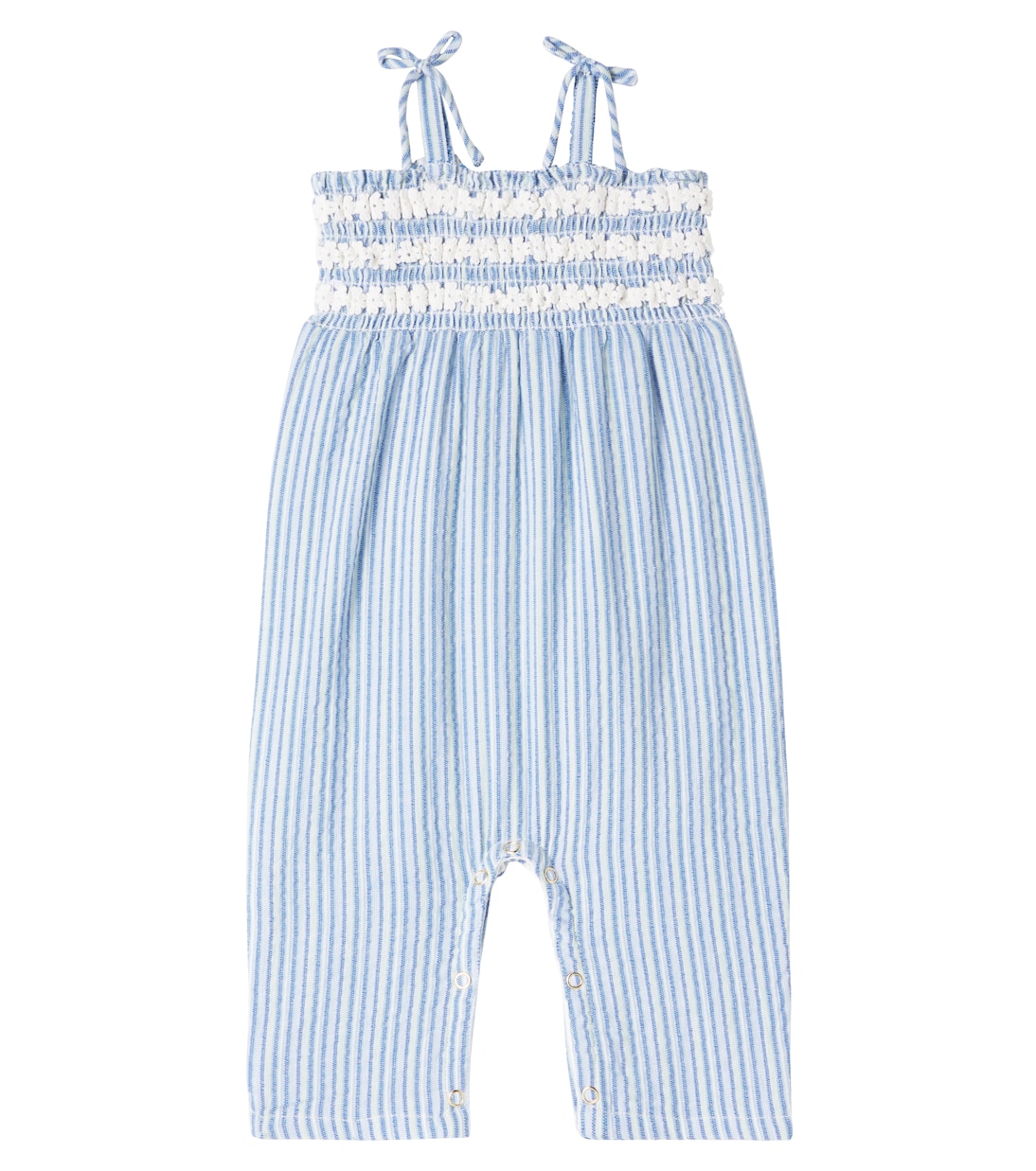Baby Morli striped cotton jumpsuit | Louise Misha