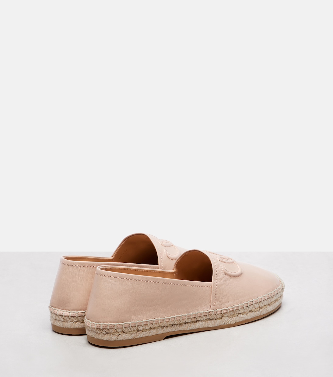 Isla logo leather espadrilles | Chloé