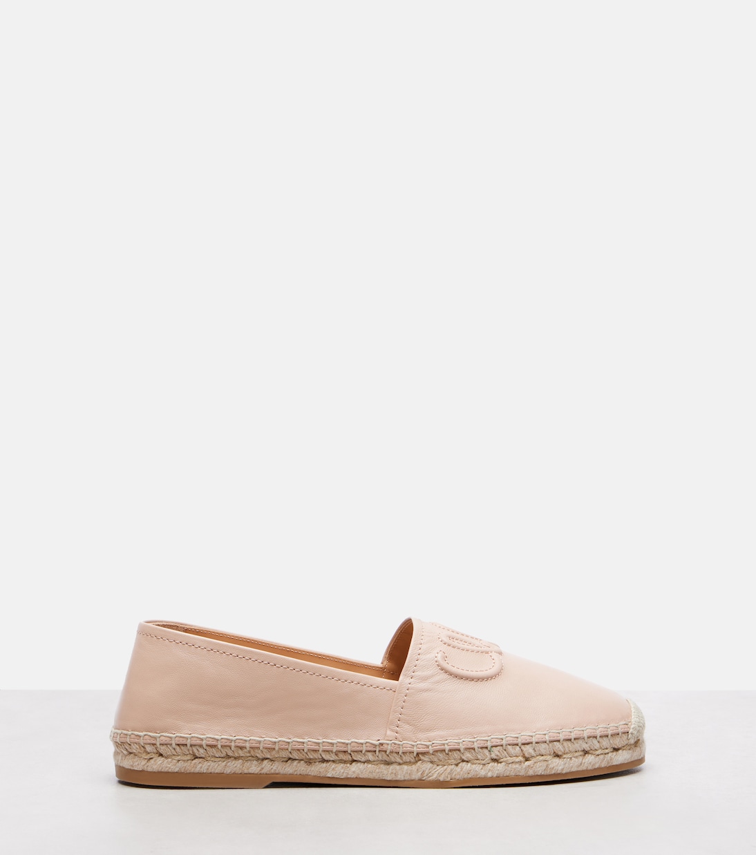 Isla logo leather espadrilles | Chloé
