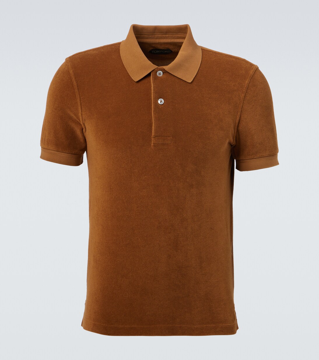 Polo de rizo de mezcla de algodón | Tom Ford