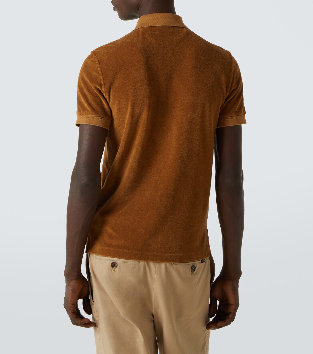Polo de rizo de mezcla de algodón | Tom Ford