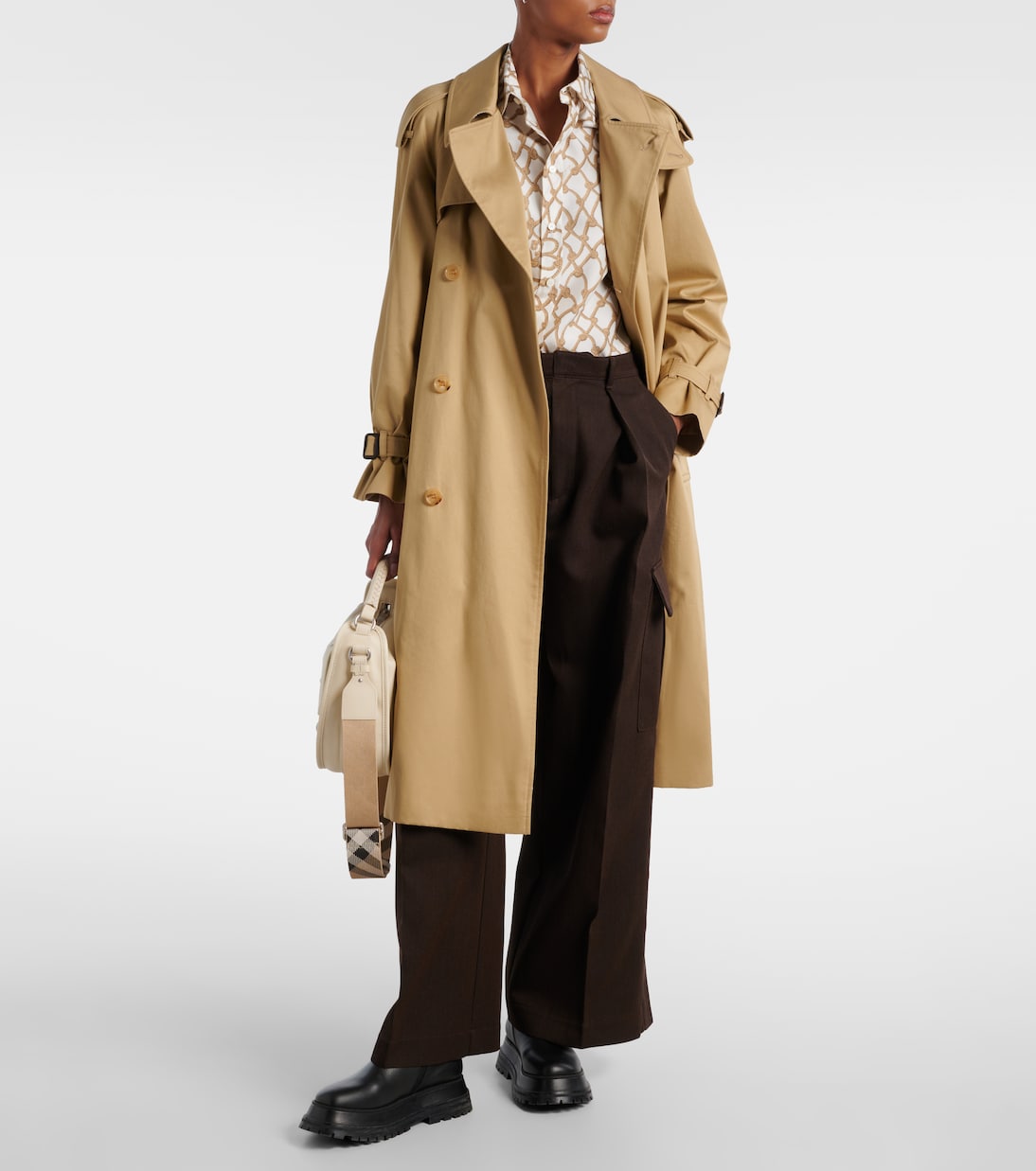 Bedrucktes Hemd aus Seide | Burberry