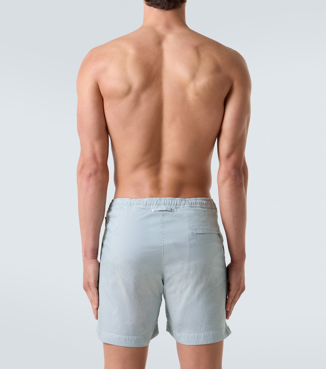 Bulldog Drawcord striped swim trunks | Orlebar Brown