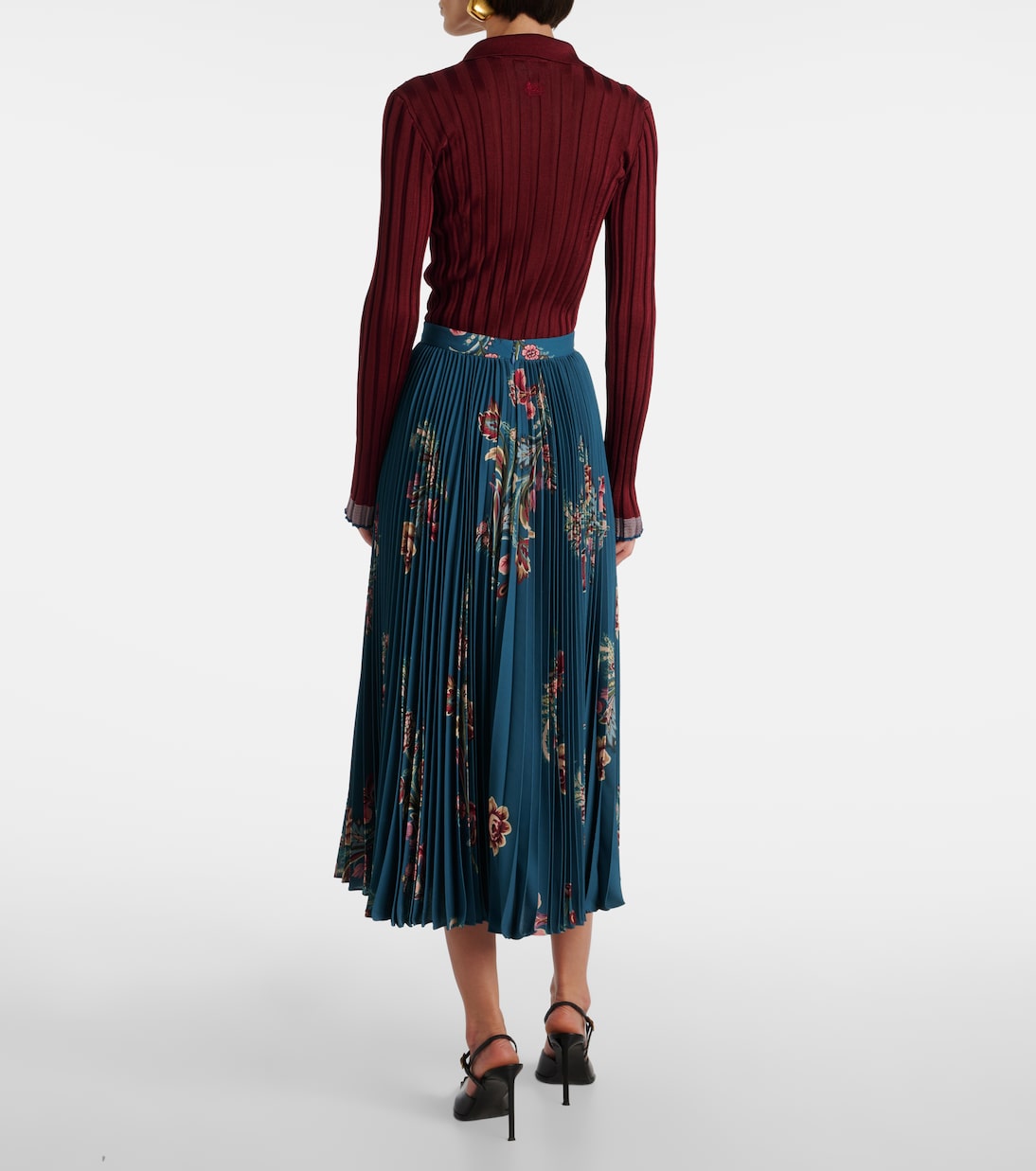 Jupe midi à fleurs | Etro