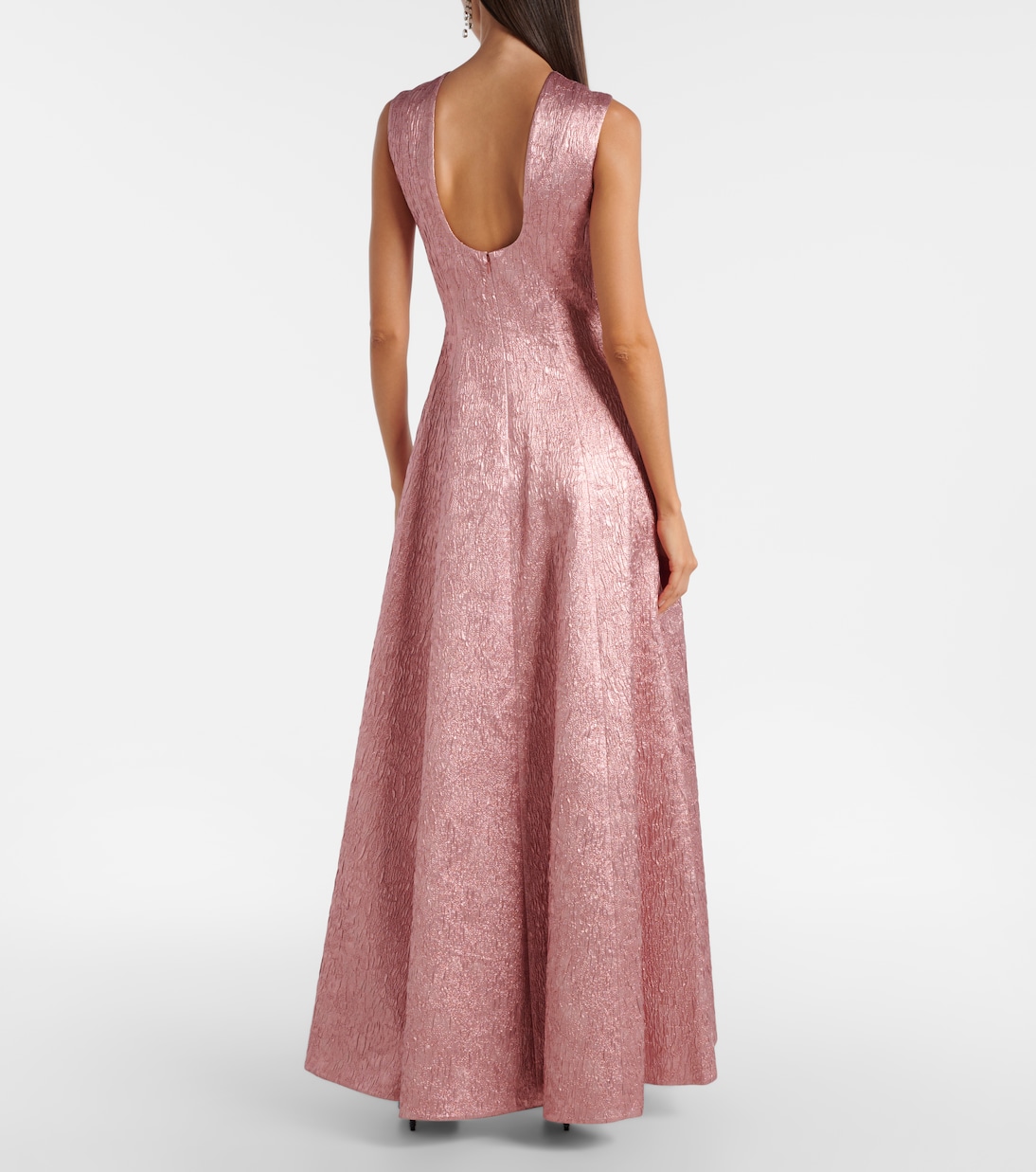 Robe longue Nodin en seersucker | Emilia Wickstead