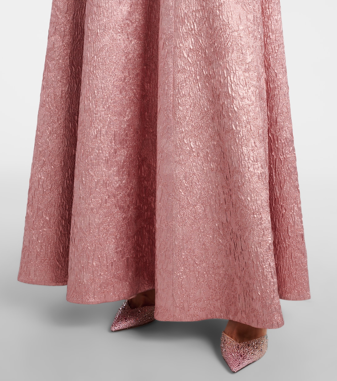 Robe longue Nodin en seersucker | Emilia Wickstead