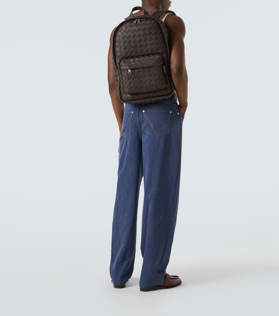 Intrecciato编织皮革双肩包 | Bottega Veneta