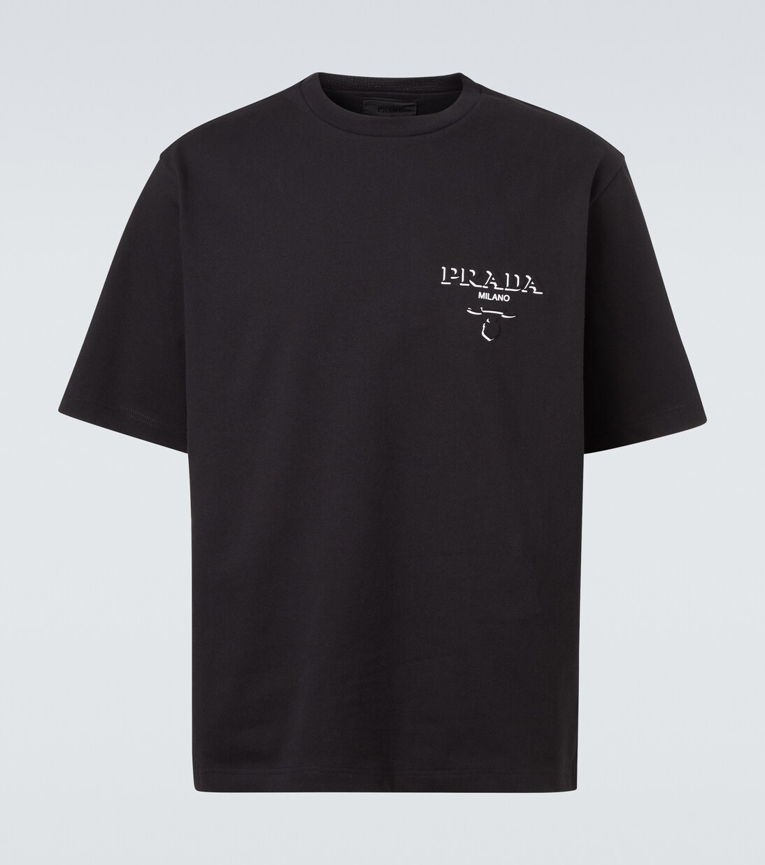T-shirt en coton à logo | Prada
