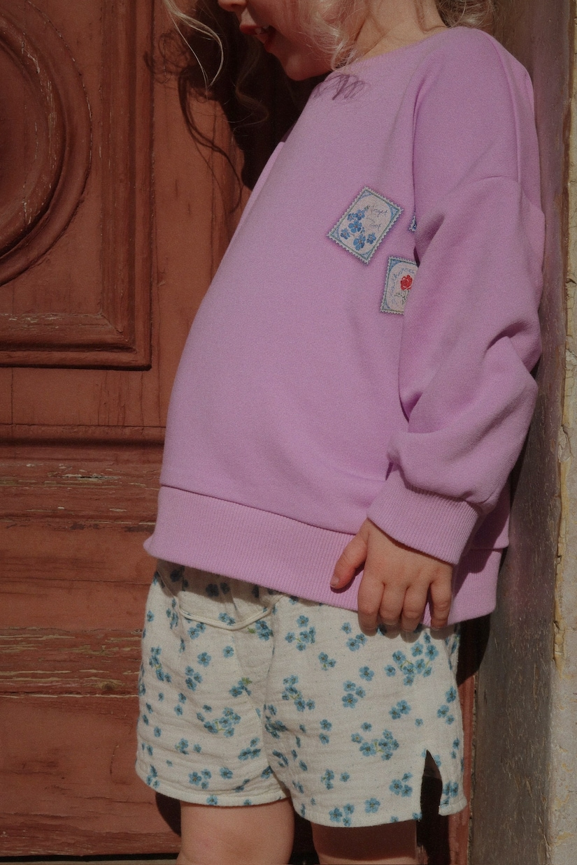 Short Mioblu en coton à fleurs | Konges Sløjd