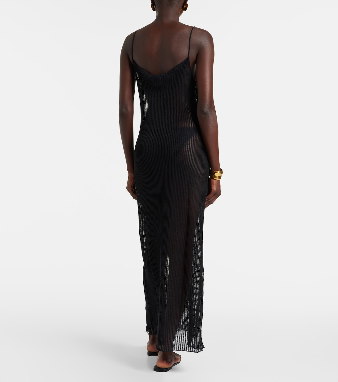 Robe longue Sienna en lin | The Frankie Shop