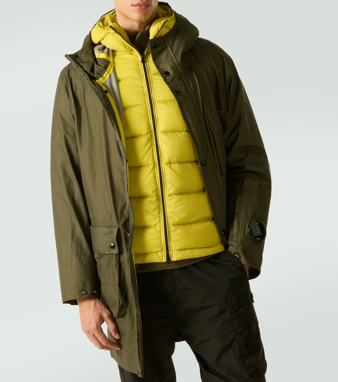 Mille Goggles down jacket | C.P. Company