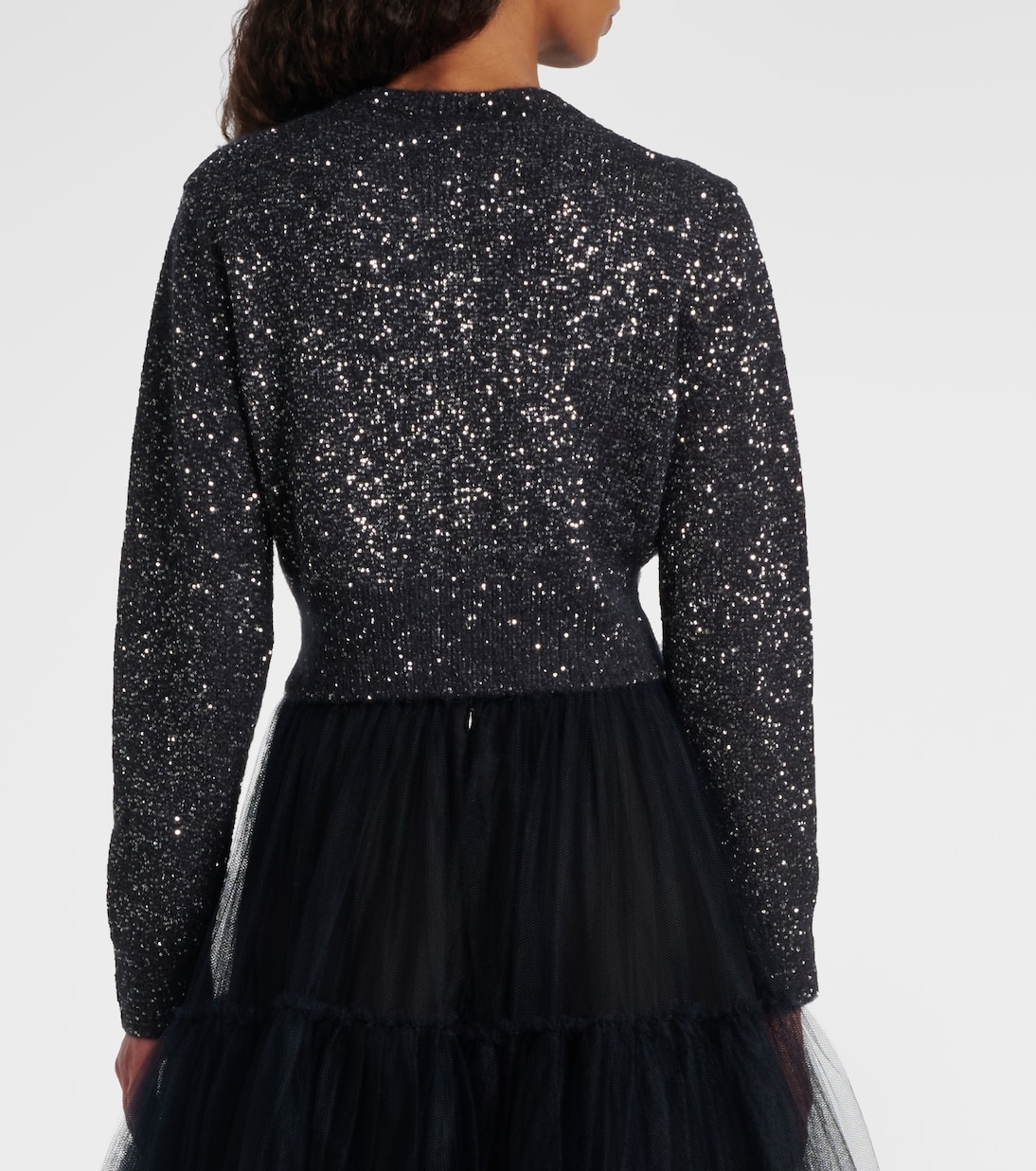 Verzierter Cropped-Cardigan | Erdem