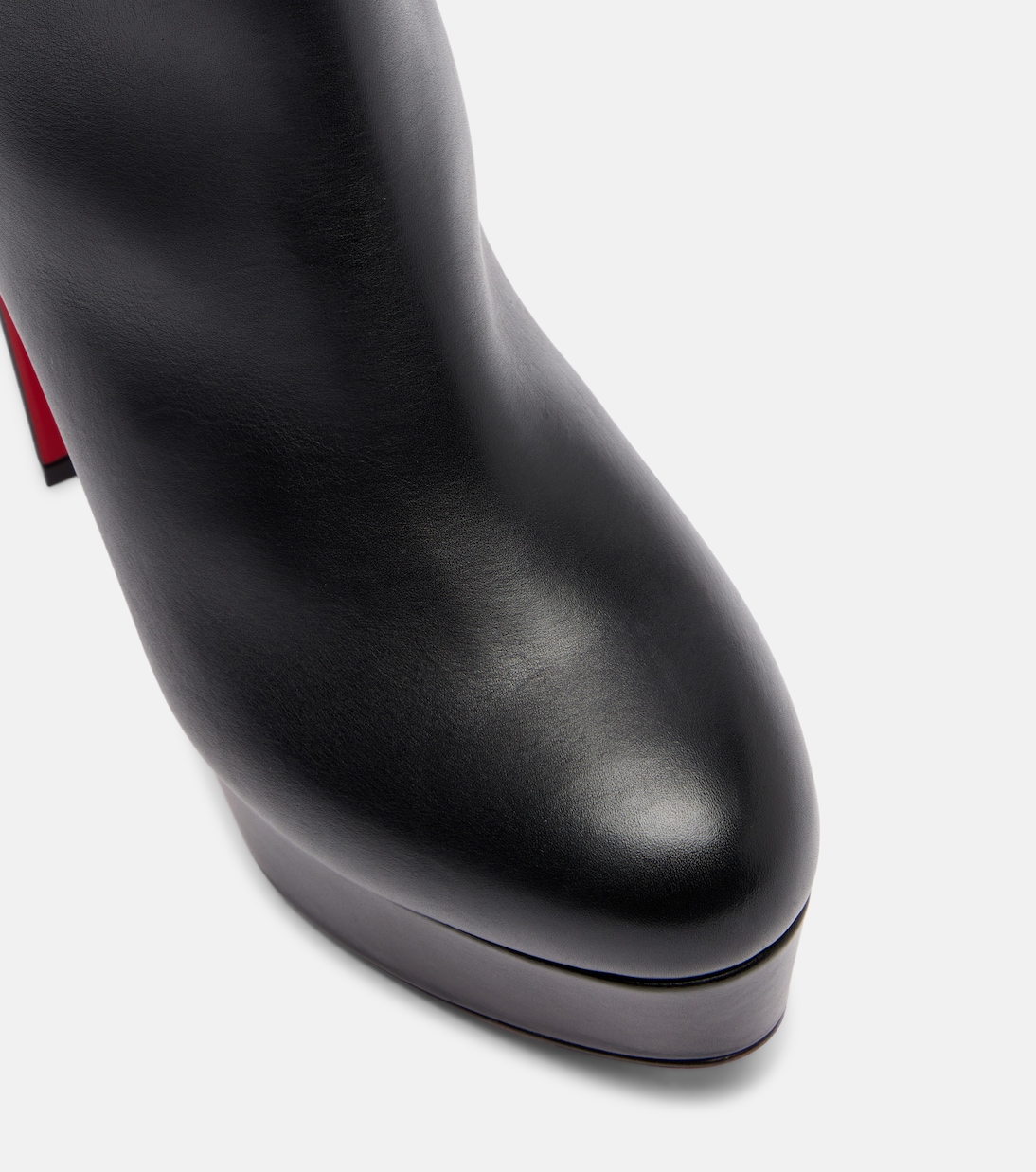 Loo 130 leather platform knee-high boots | Christian Louboutin