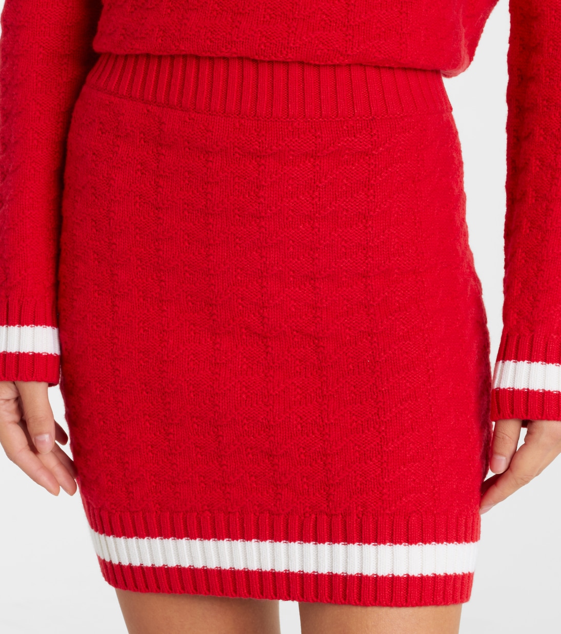 Glacier wool miniskirt | Perfect Moment