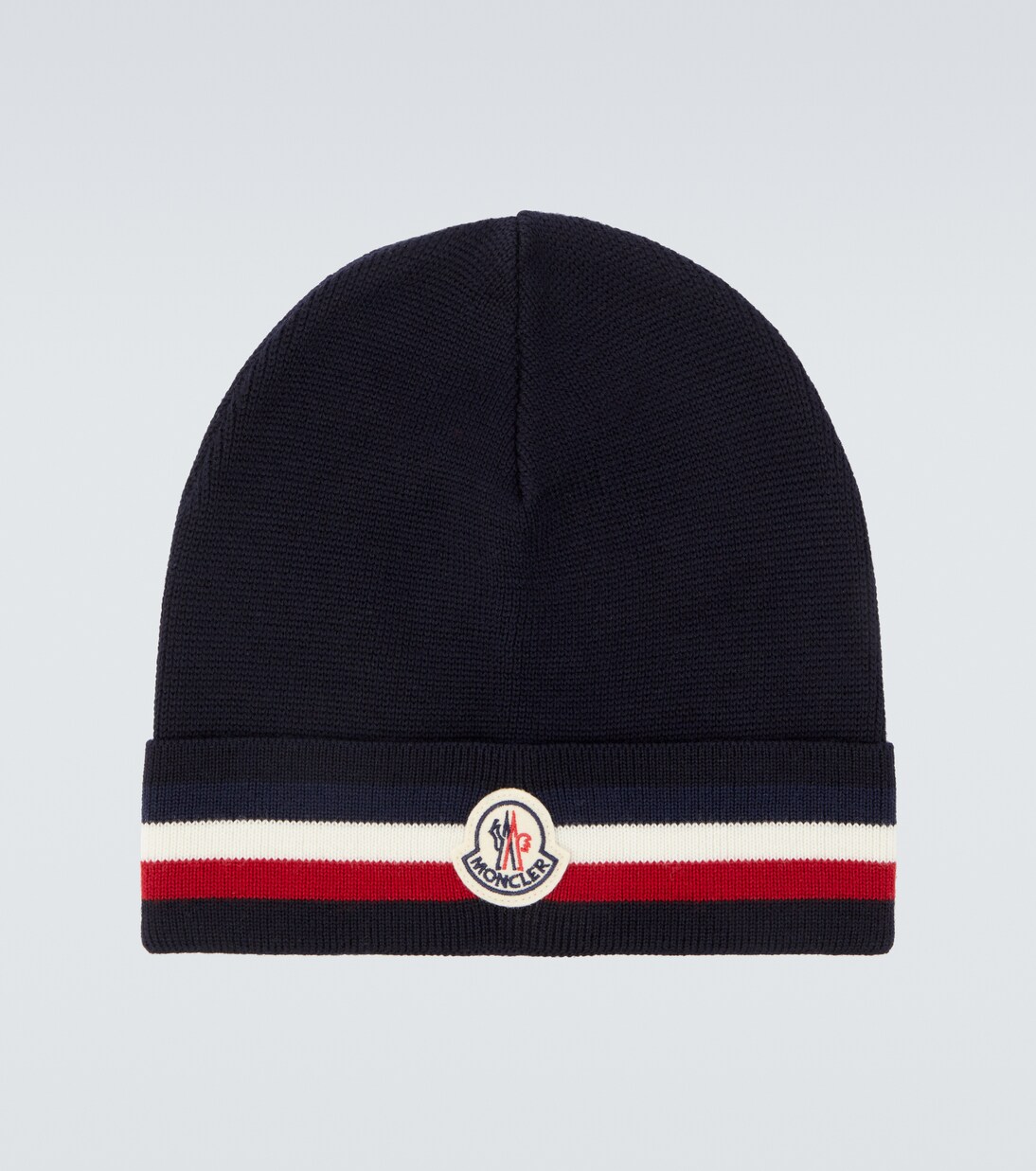 Logo virgin wool beanie | Moncler