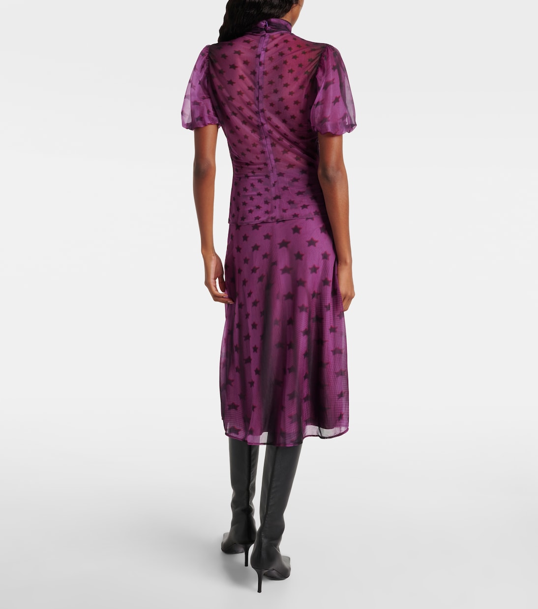 Bedruckte Schluppenbluse Elulo | Acne Studios