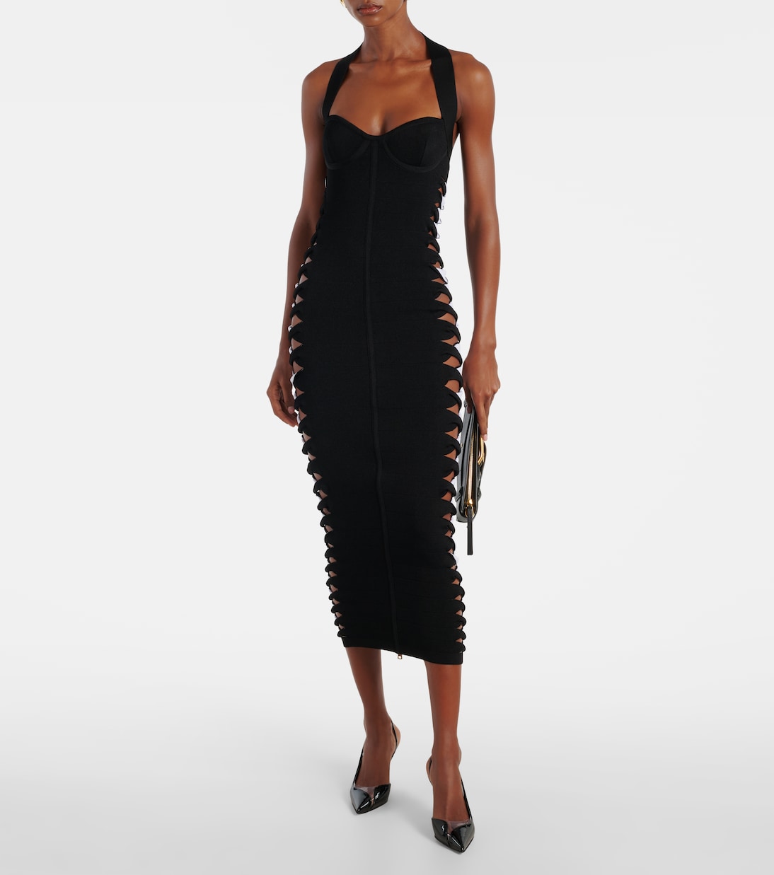 Midikleid aus Jersey | Balmain