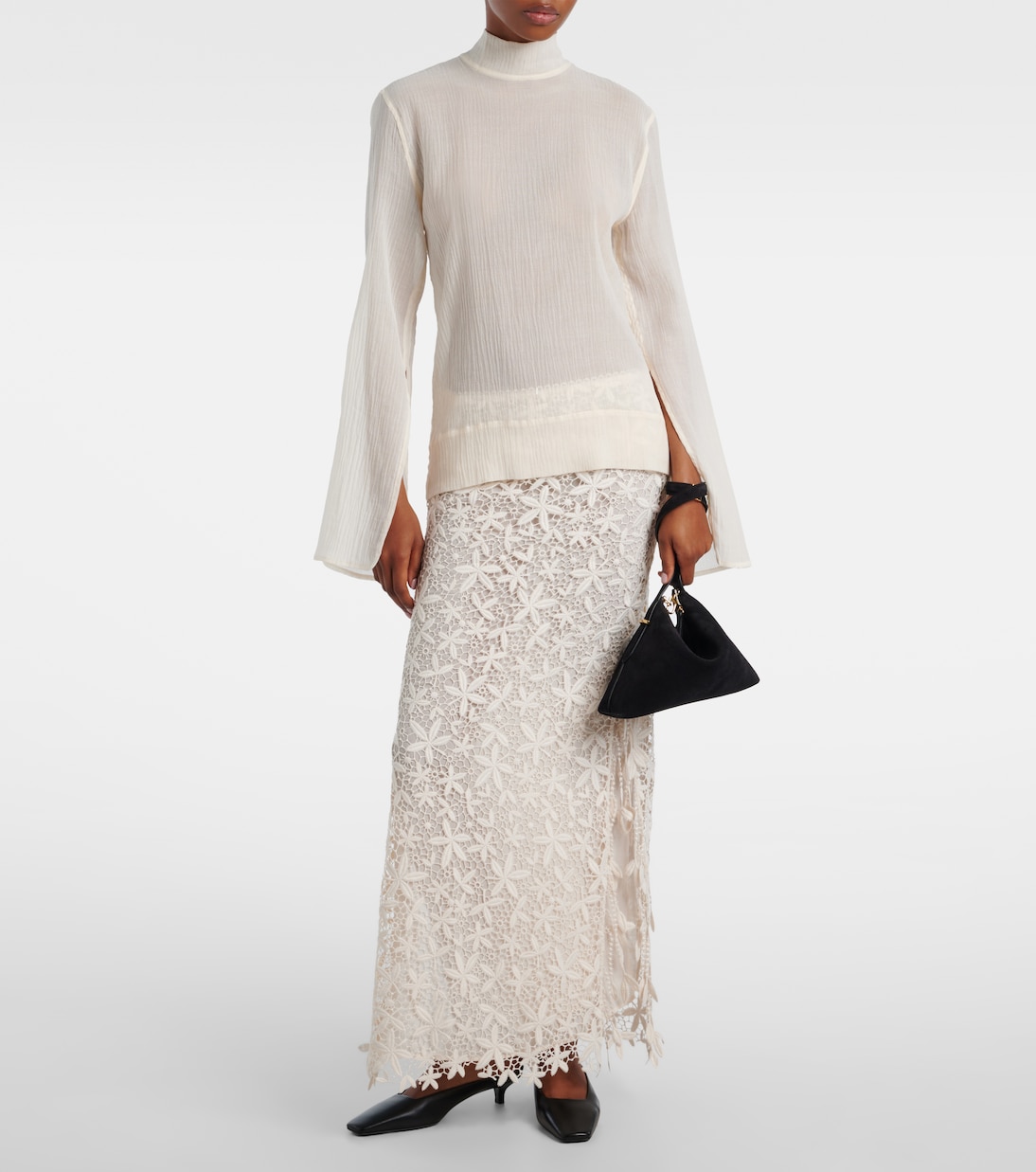 Clutch Scoop Mini aus Leder | Toteme