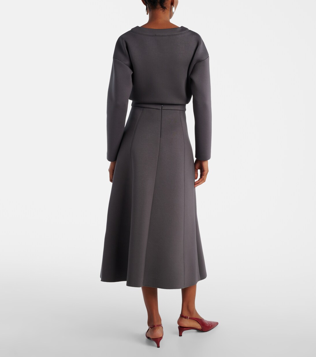 Brunate paneled midi skirt | 'S Max Mara