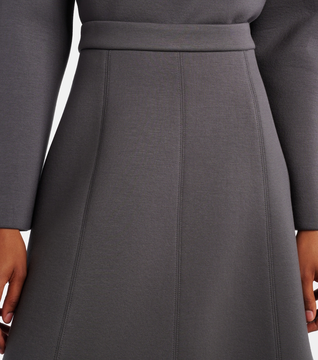Brunate paneled midi skirt | 'S Max Mara