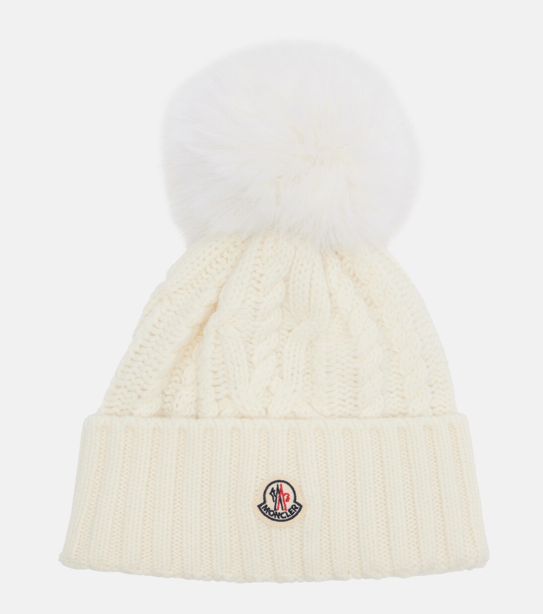Cable-knit wool and cashmere beanie | Moncler