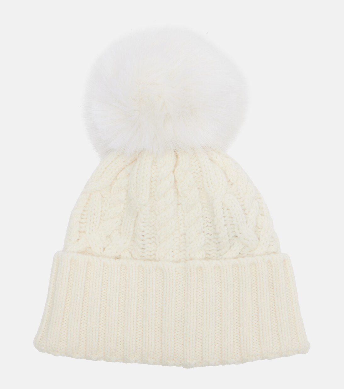 Cable-knit wool and cashmere beanie | Moncler