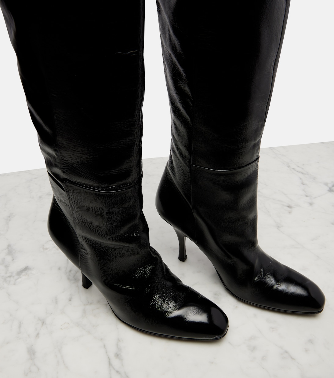 Overknee-Stiefel Colt 100 aus Leder | Khaite