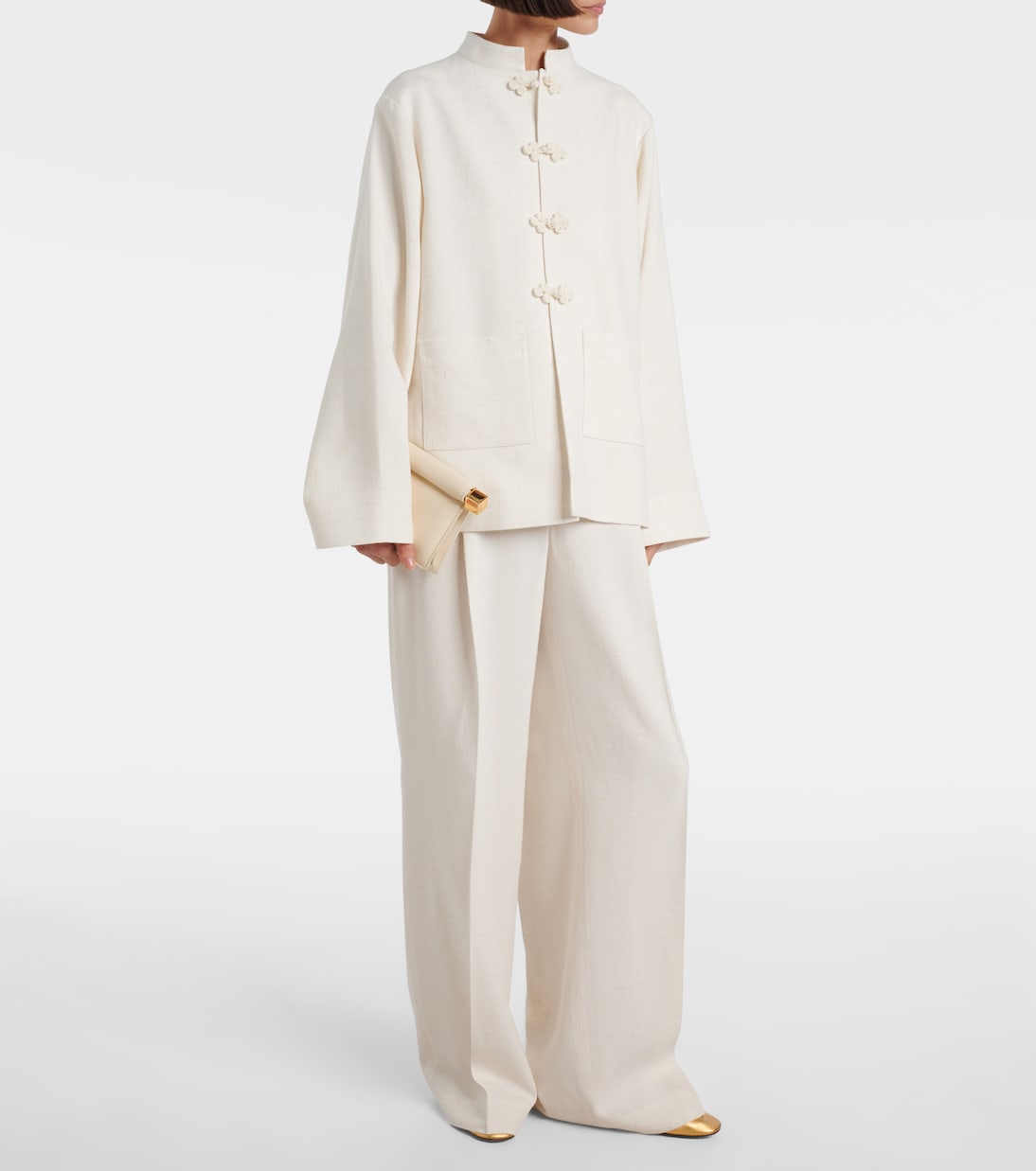 Pantalon ample à taille haute | Róhe