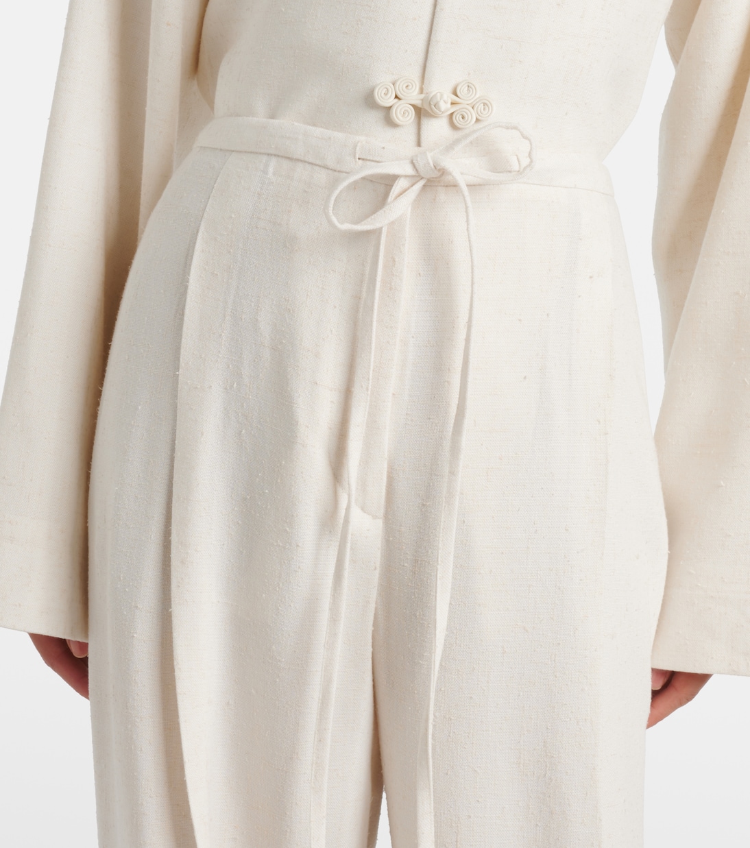 Pantalon ample à taille haute | Róhe