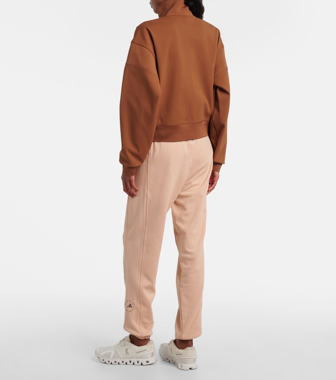 Pantalones de chándal de jersey de algodón | Adidas by Stella McCartney