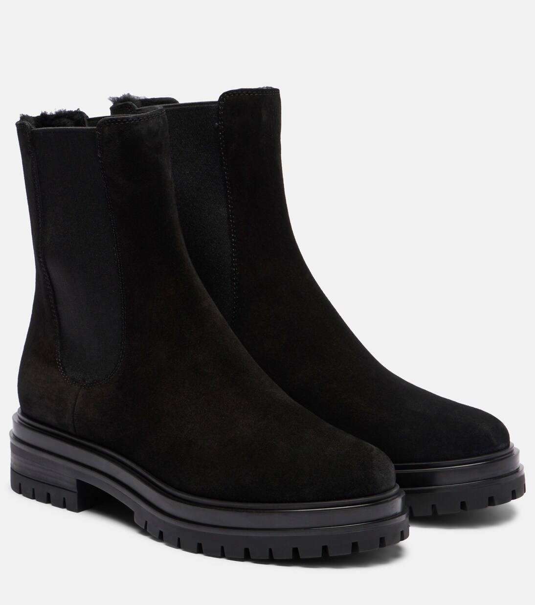 Chelsea Boots aus Veloursleder | Gianvito Rossi