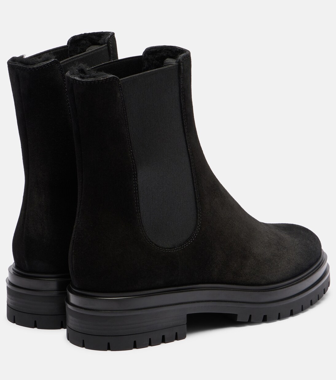 Chelsea Boots aus Veloursleder | Gianvito Rossi