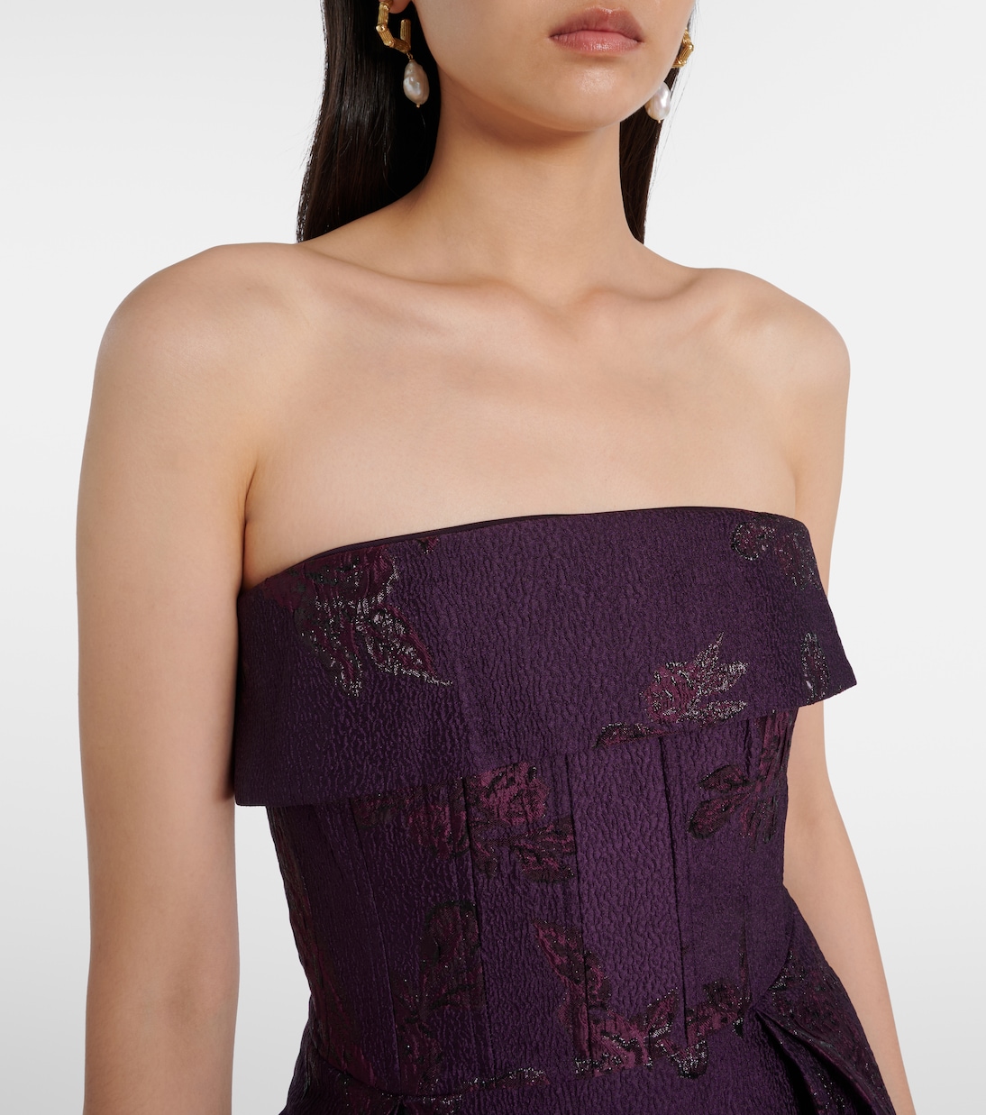 Afina floral brocade cocktail dress | Rebecca Vallance