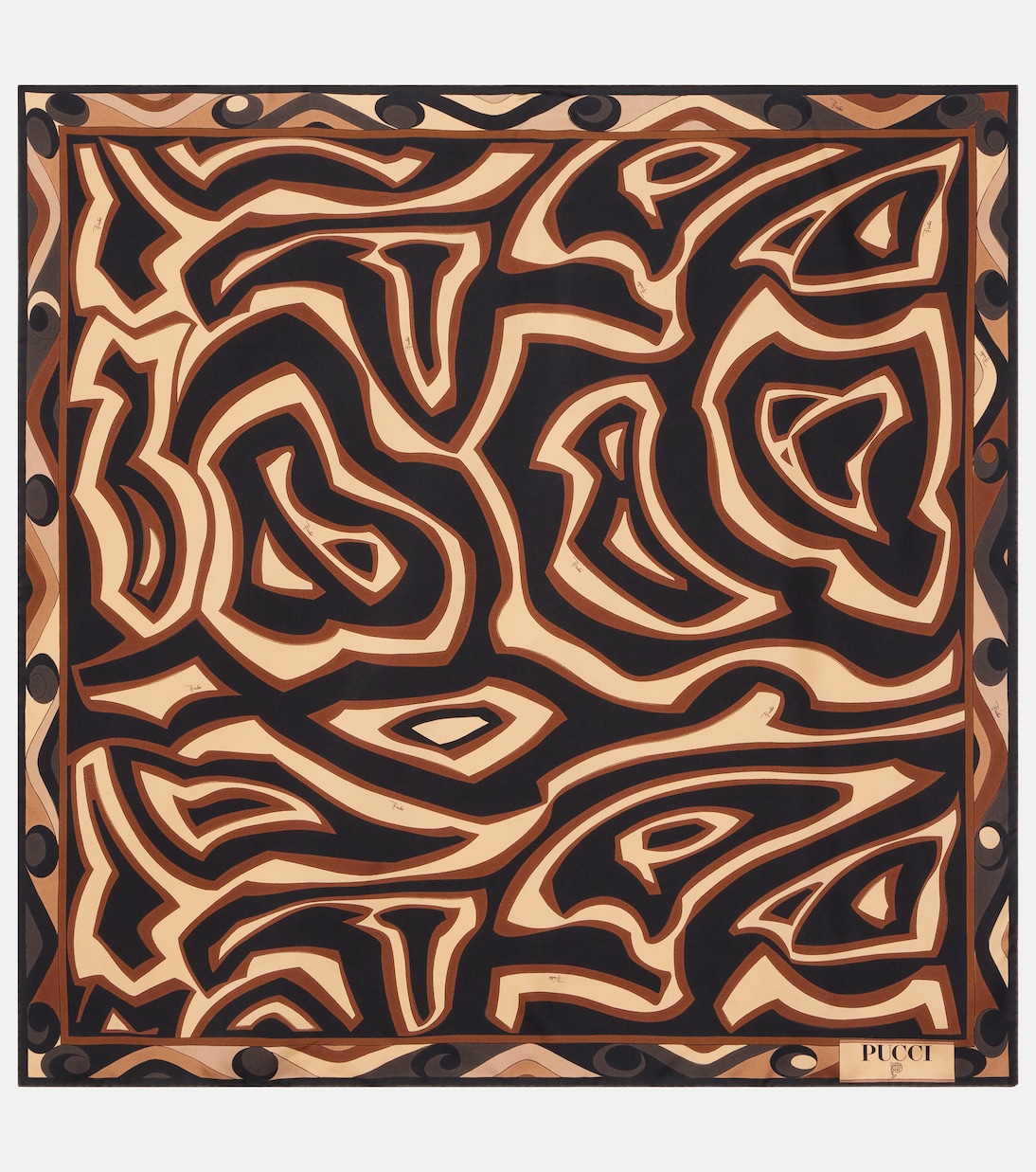 Labirinto silk twill scarf | Pucci