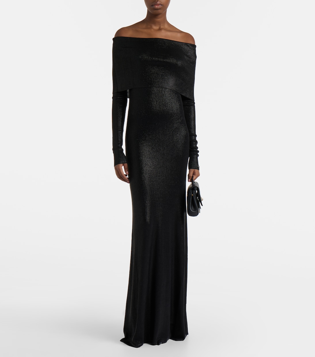 Off-shoulder maxi dress | Balenciaga