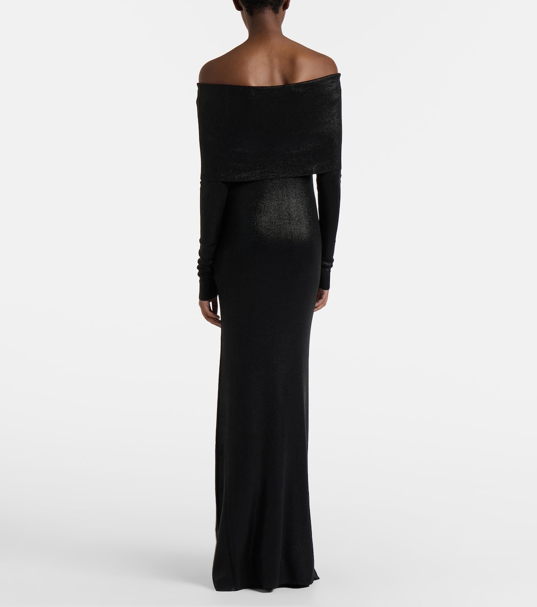 Off-shoulder maxi dress | Balenciaga