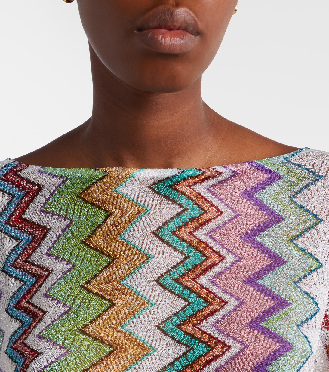 Zigzag knitted top | Missoni