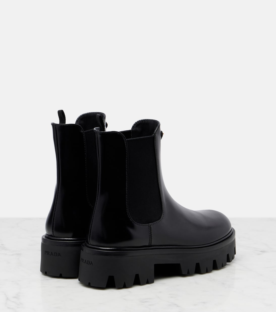 Chelsea Boots aus Leder | Prada