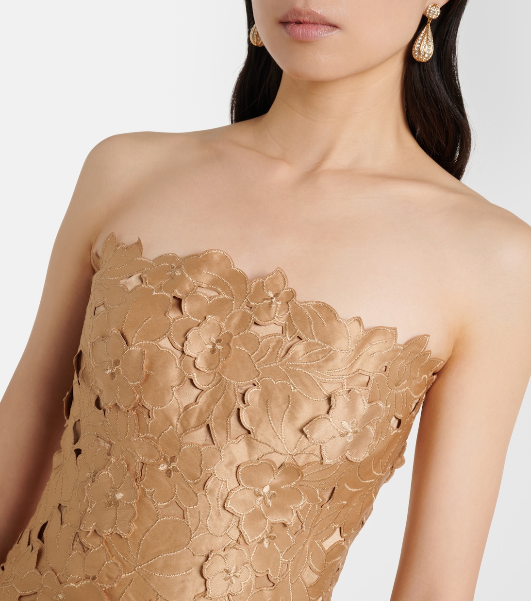 Vella floral lace cocktail dress | Costarellos