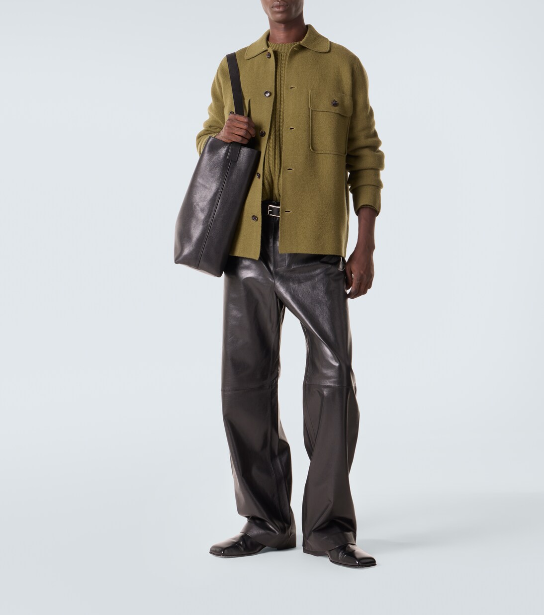 Wool and cashmere overshirt | Allude