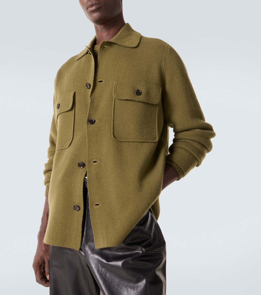 Wool and cashmere overshirt | Allude